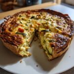 Quiche backen mit Gemüse