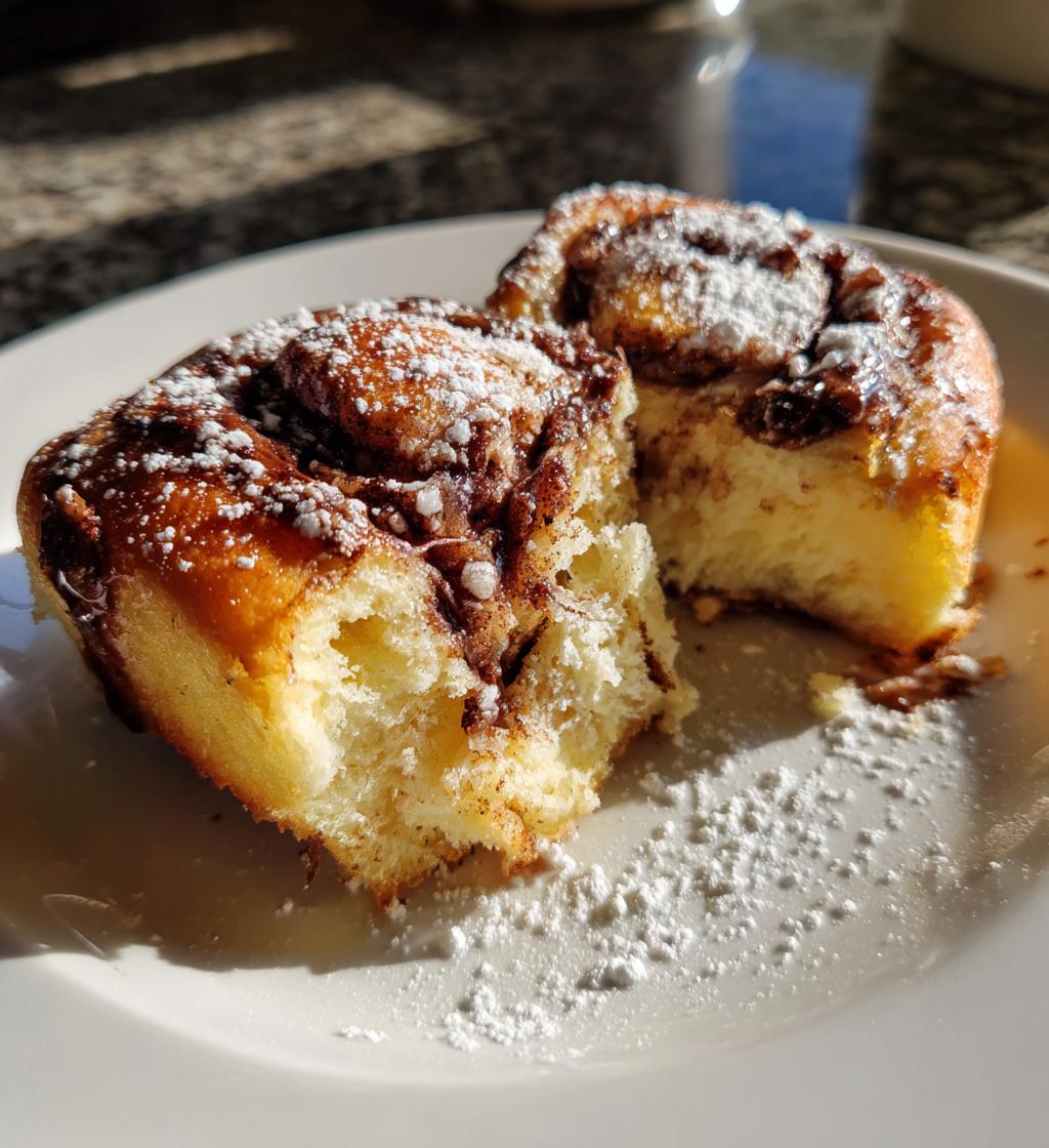 Zimtschnecken mit Schokolade