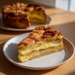 apfelkuchen mit vanillepudding