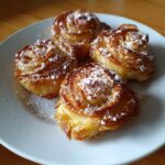 apfelrosen mit blaetterteig einfaches rezept fuer genussmomente