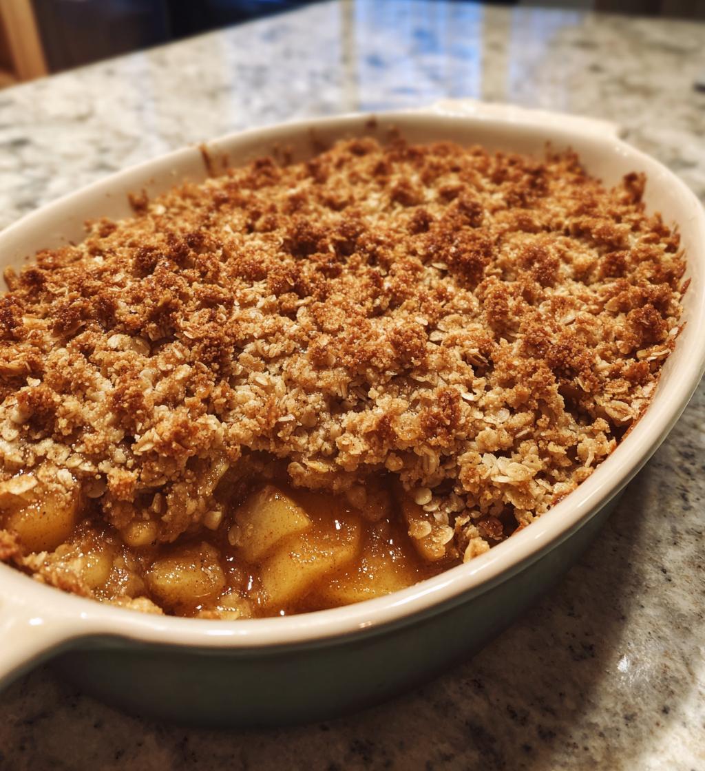 apple crisp topping