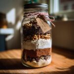 backmischung im glas weihnachten