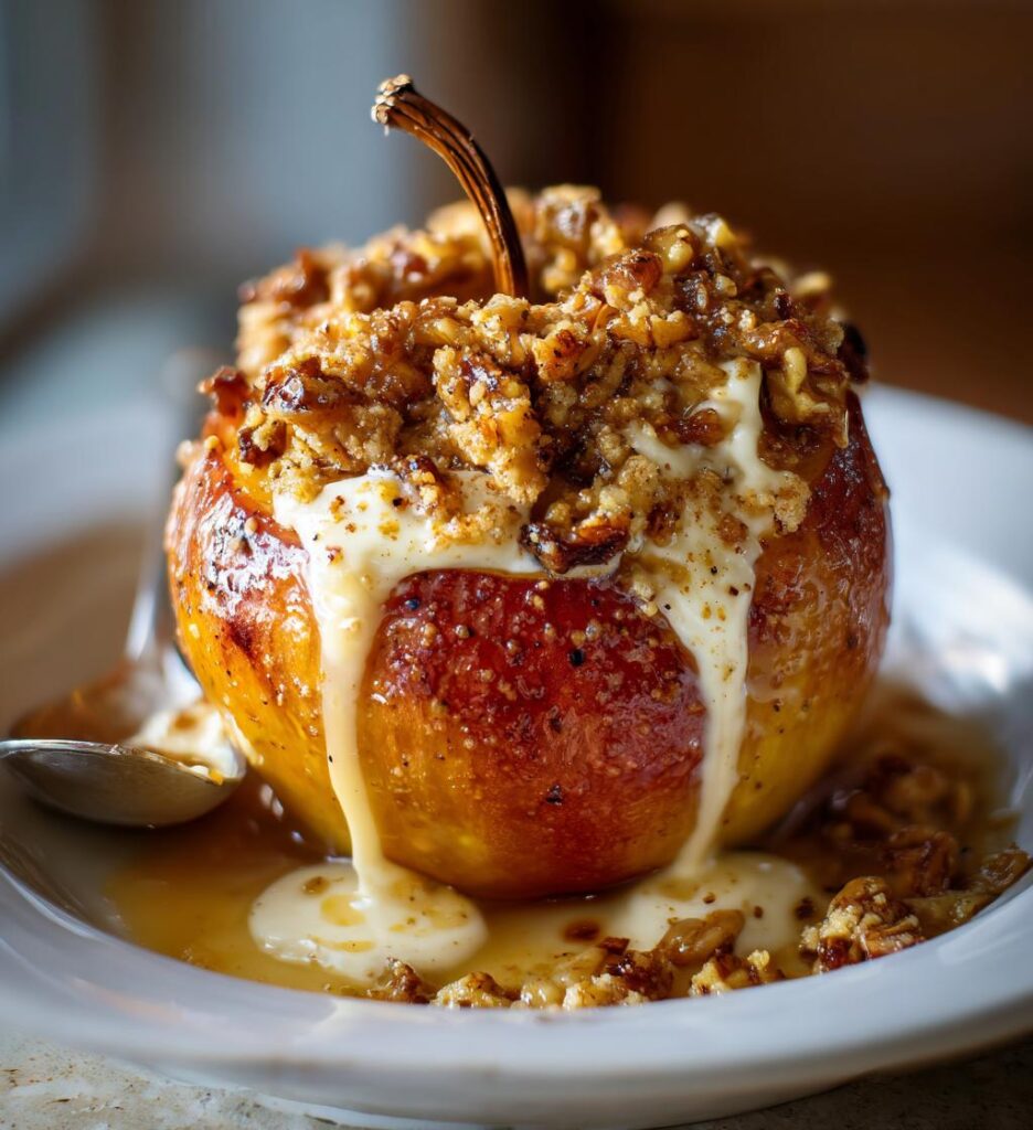 bratapfel zimt creme