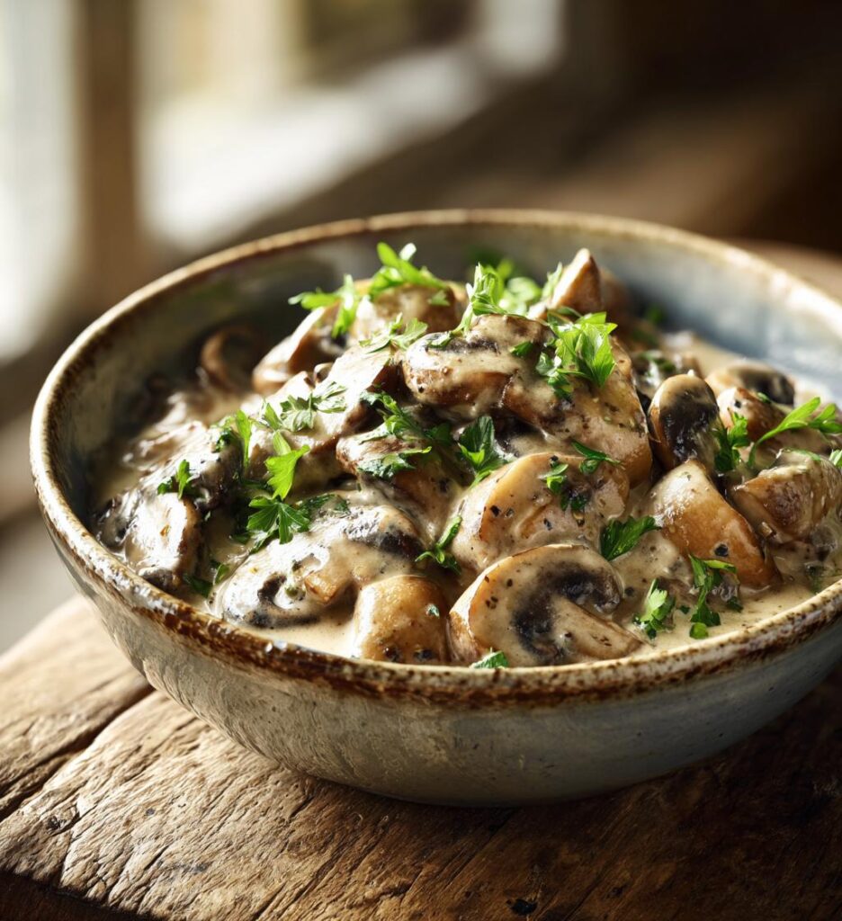 cremige champignon rahmsauce