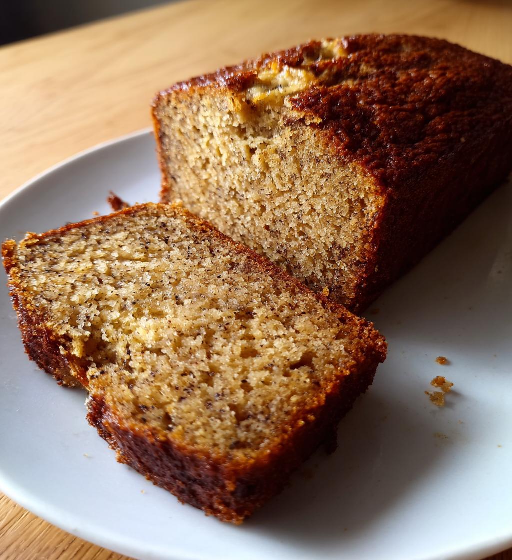 einfaches bananenbrot mit zimt