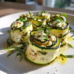 einfaches rezept fuer gefuellte zucchini roellchen