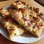 flammkuchentaschen aus blaetterteig