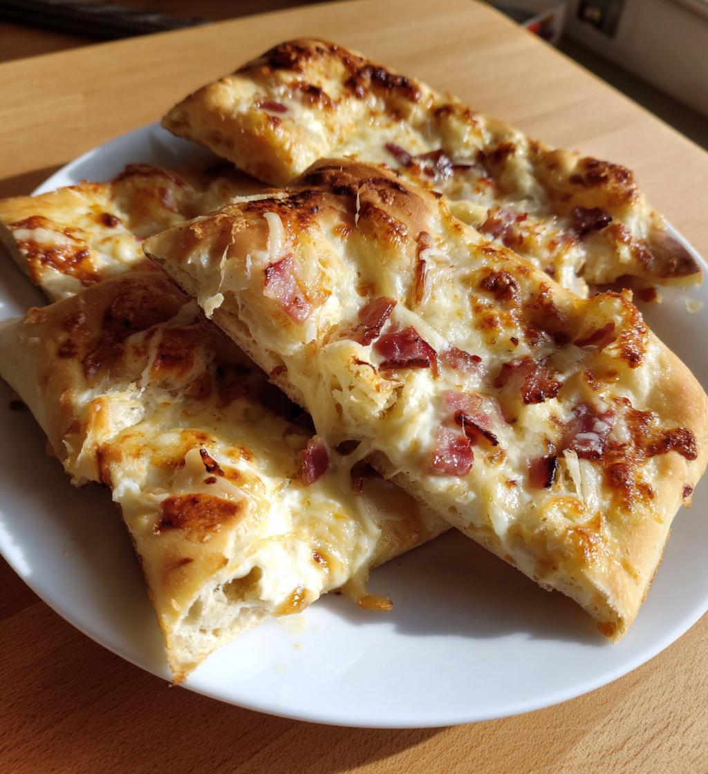 flammkuchentaschen aus blaetterteig