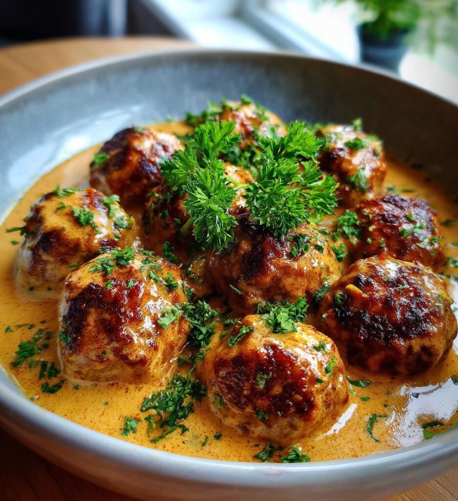 frikadellen in rahmsauce
