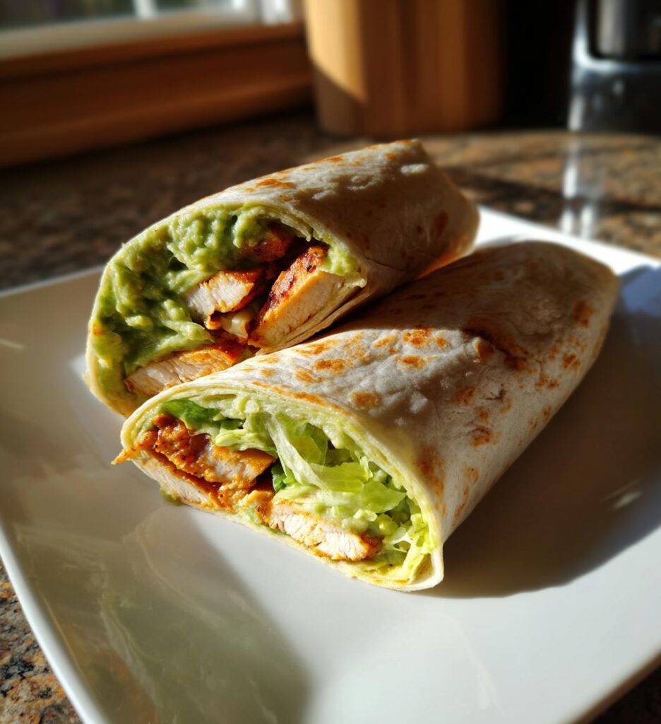 guacamole haehnchen wraps