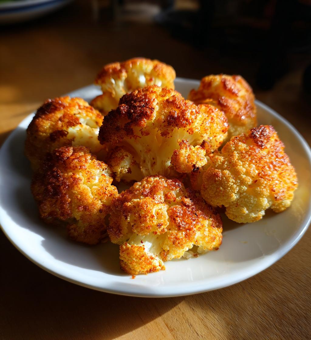 knuspriger blumenkohl aus dem ofen