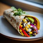 vegetarische wraps nach mexikanischer art