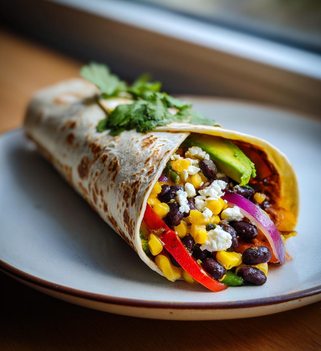 vegetarische wraps nach mexikanischer art