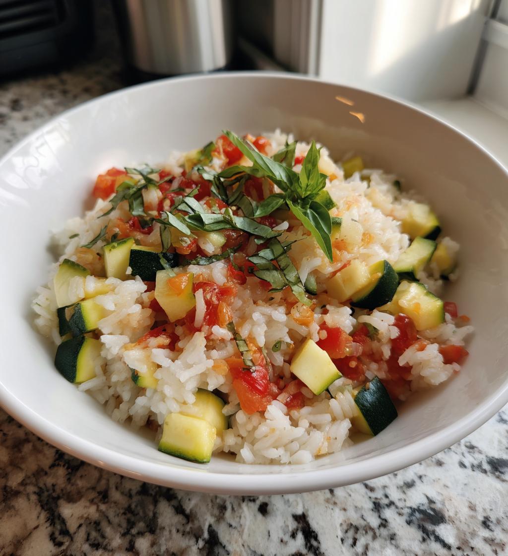 zucchini tomaten reis