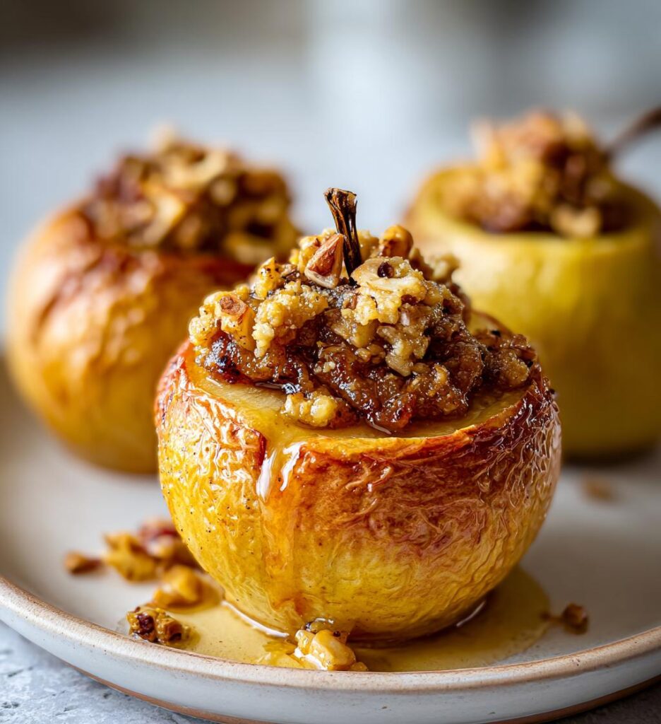 Bratäpfel mit Marzipanfüllung oder Gewürzen