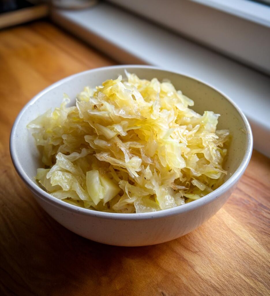 Sauerkraut mit Äpfeln