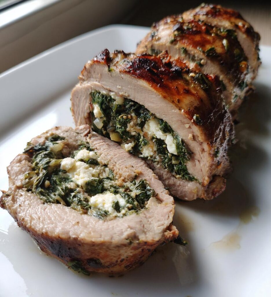 gefülltes schweinefilet