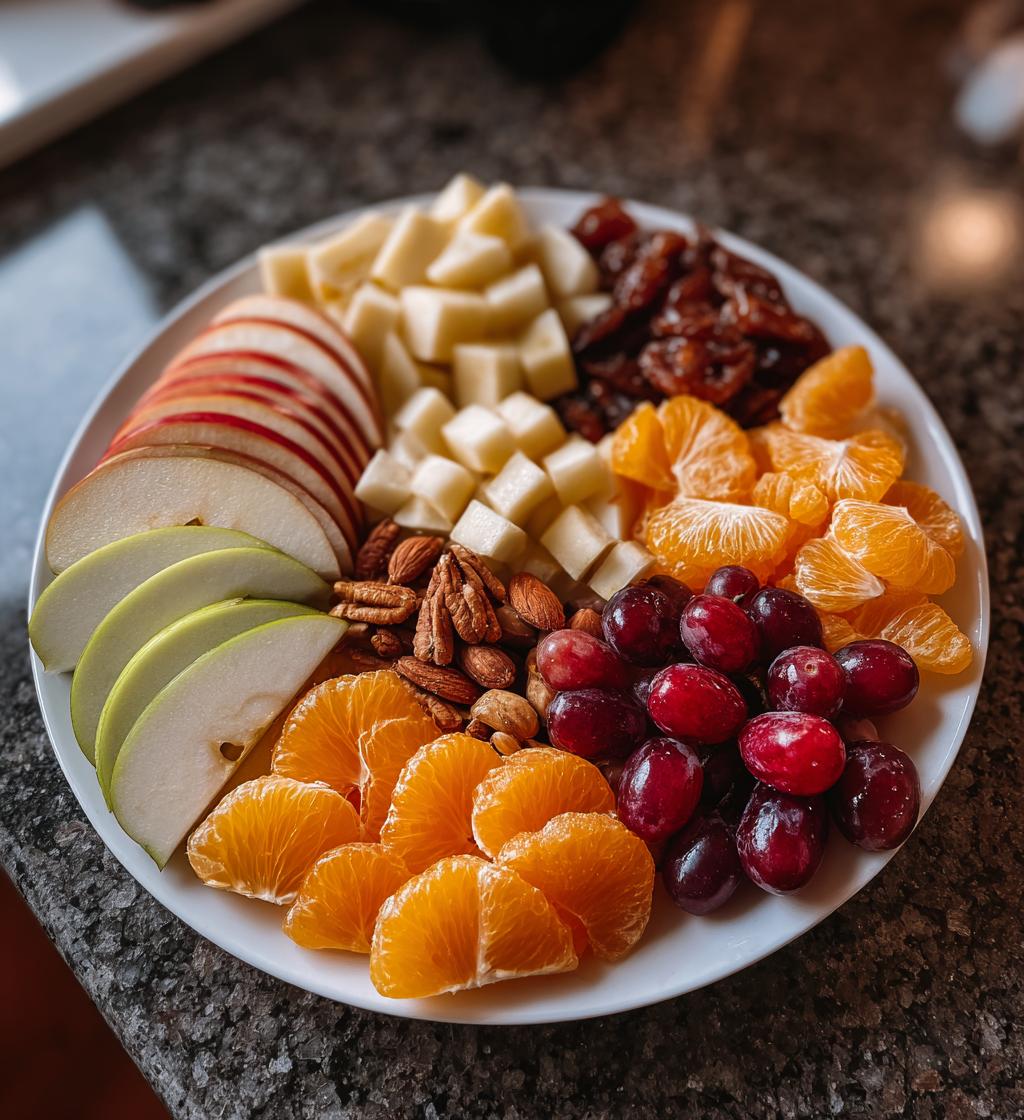 obstplatte weihnachten
