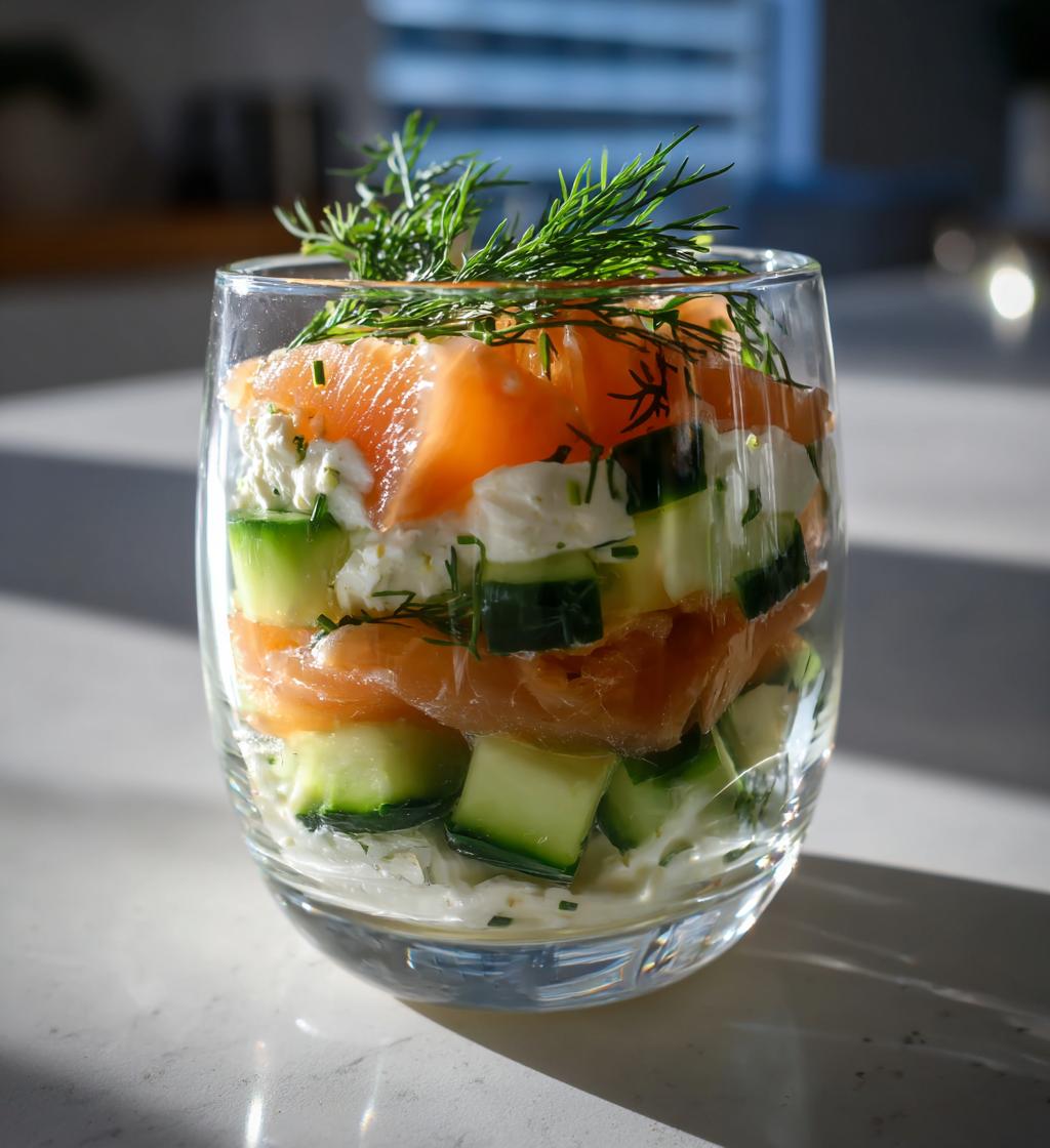 vorspeisen im glas weihnachten