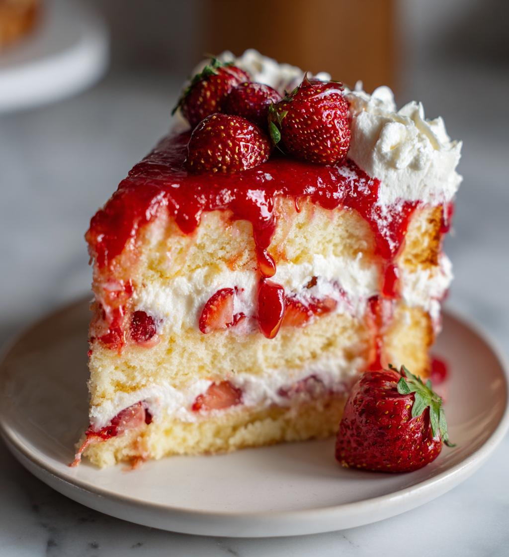 Erdbeerkuchen Valentinstag