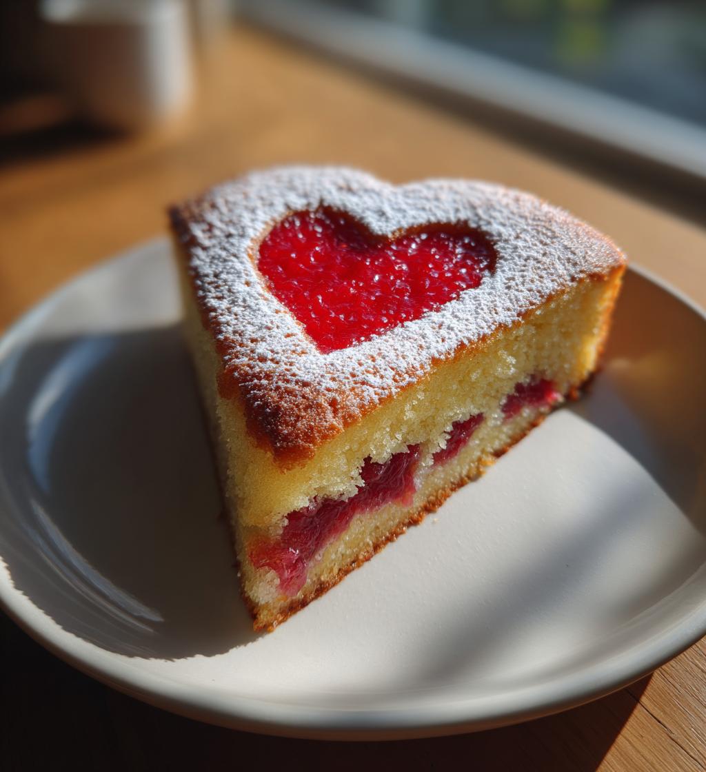 Kuchen mit Herz