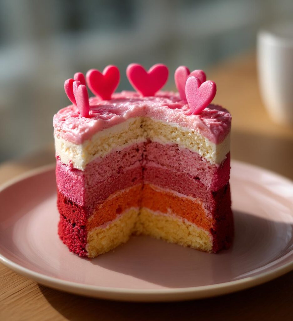 bento cake design for valentines day