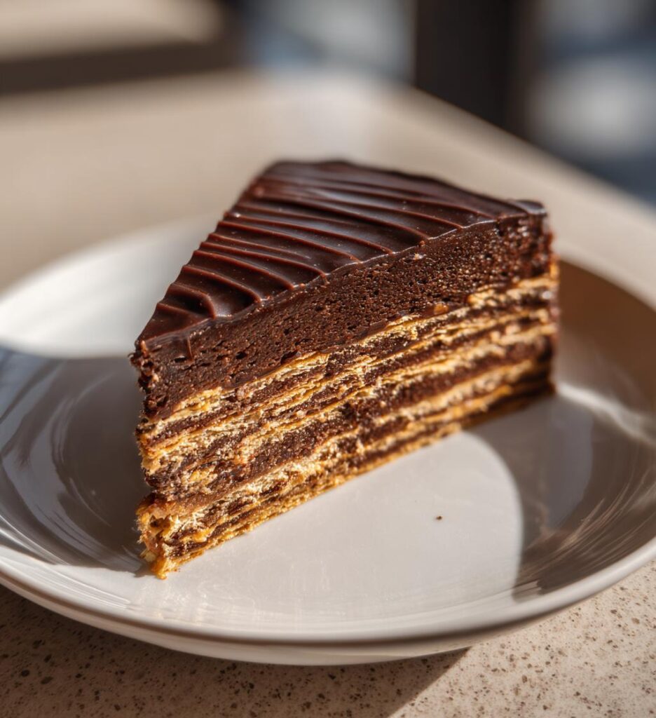 chocolate baumkuchen