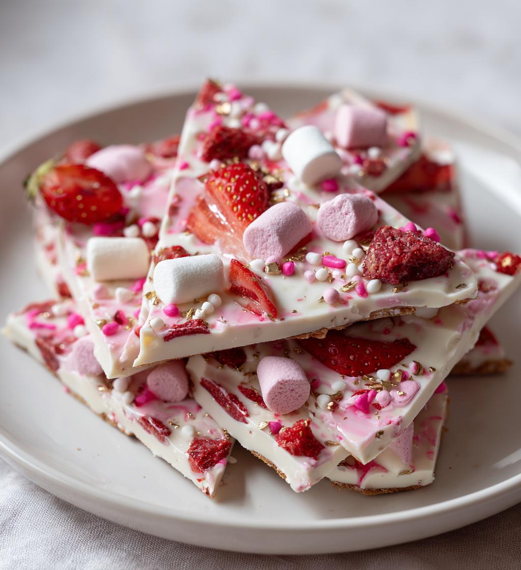 easy valentine bark