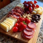 easy valentine charcuterie board