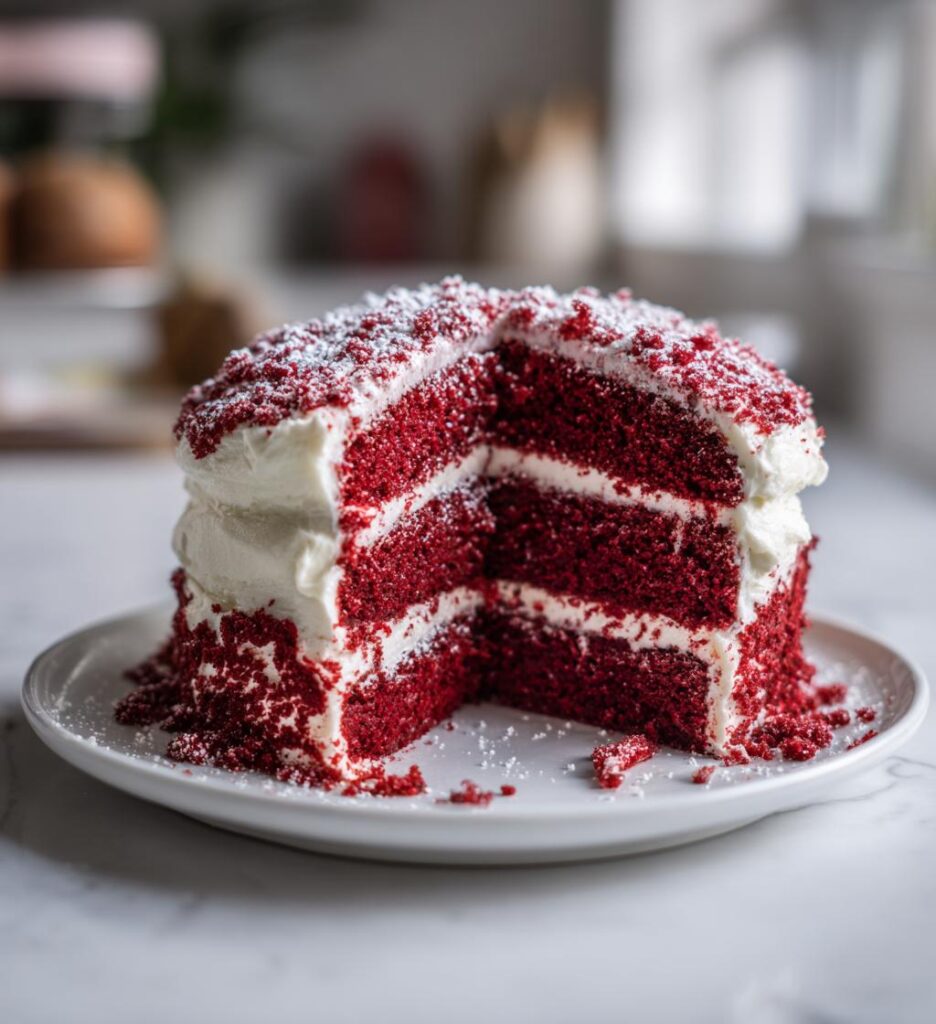 einfacher Valentinstag Kuchen