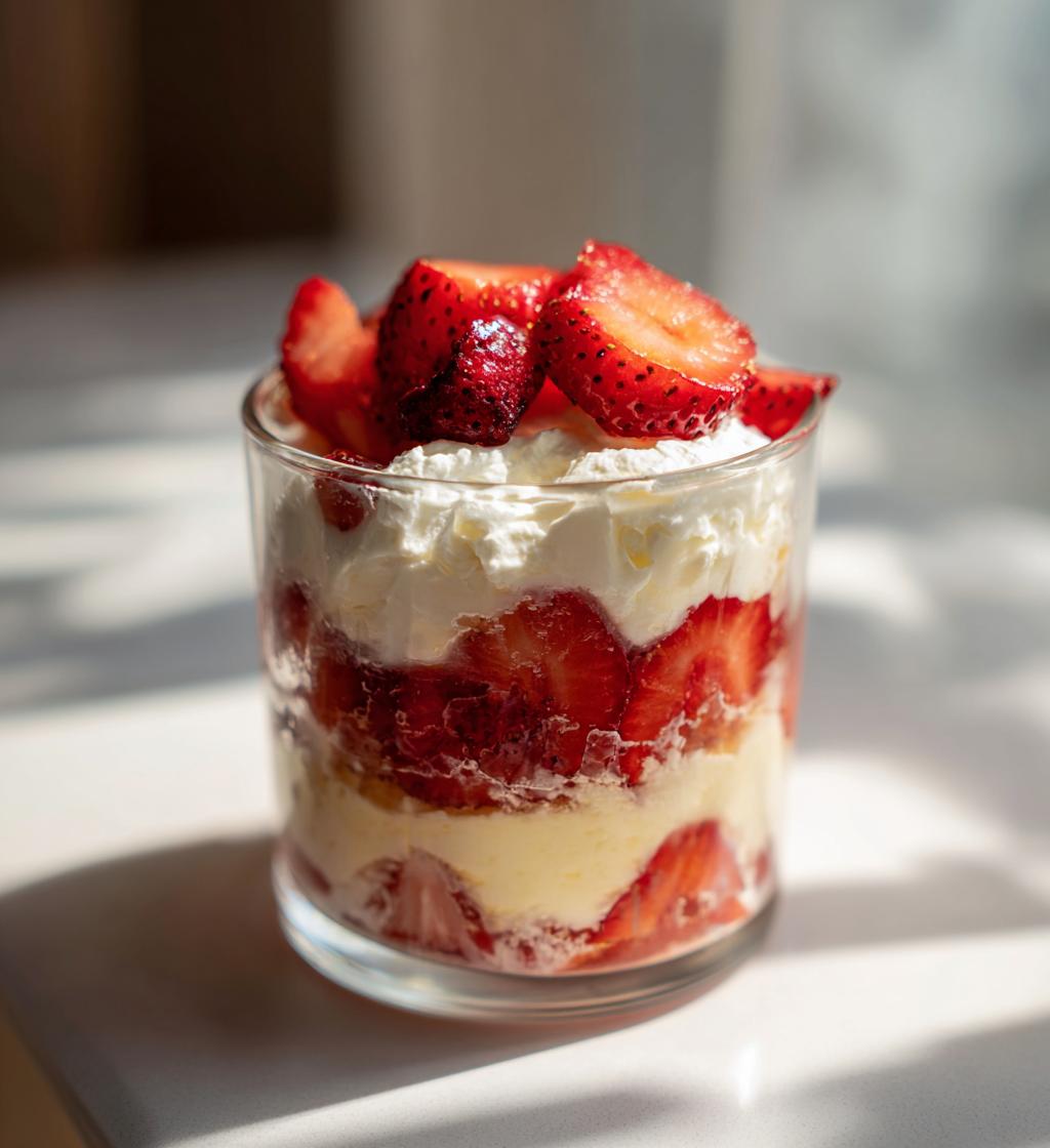 erdbeer dessert schnell