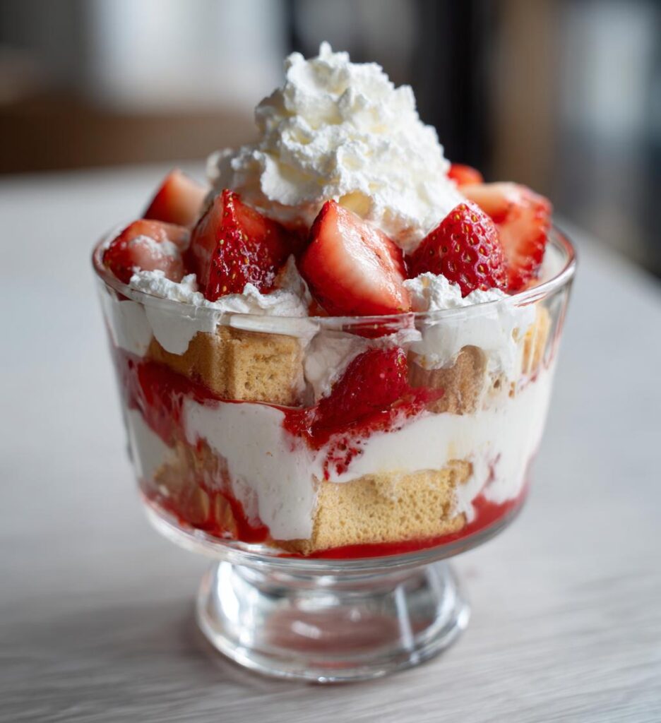 erdbeer schichtdessert