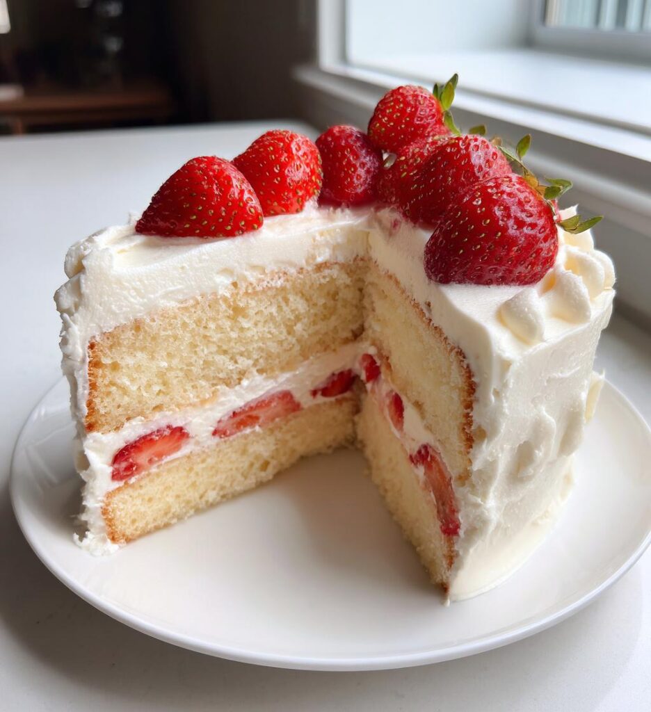 erdbeer schmand torte