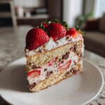 erdbeer stracciatella torte