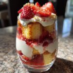 erdbeer tiramisu im glas