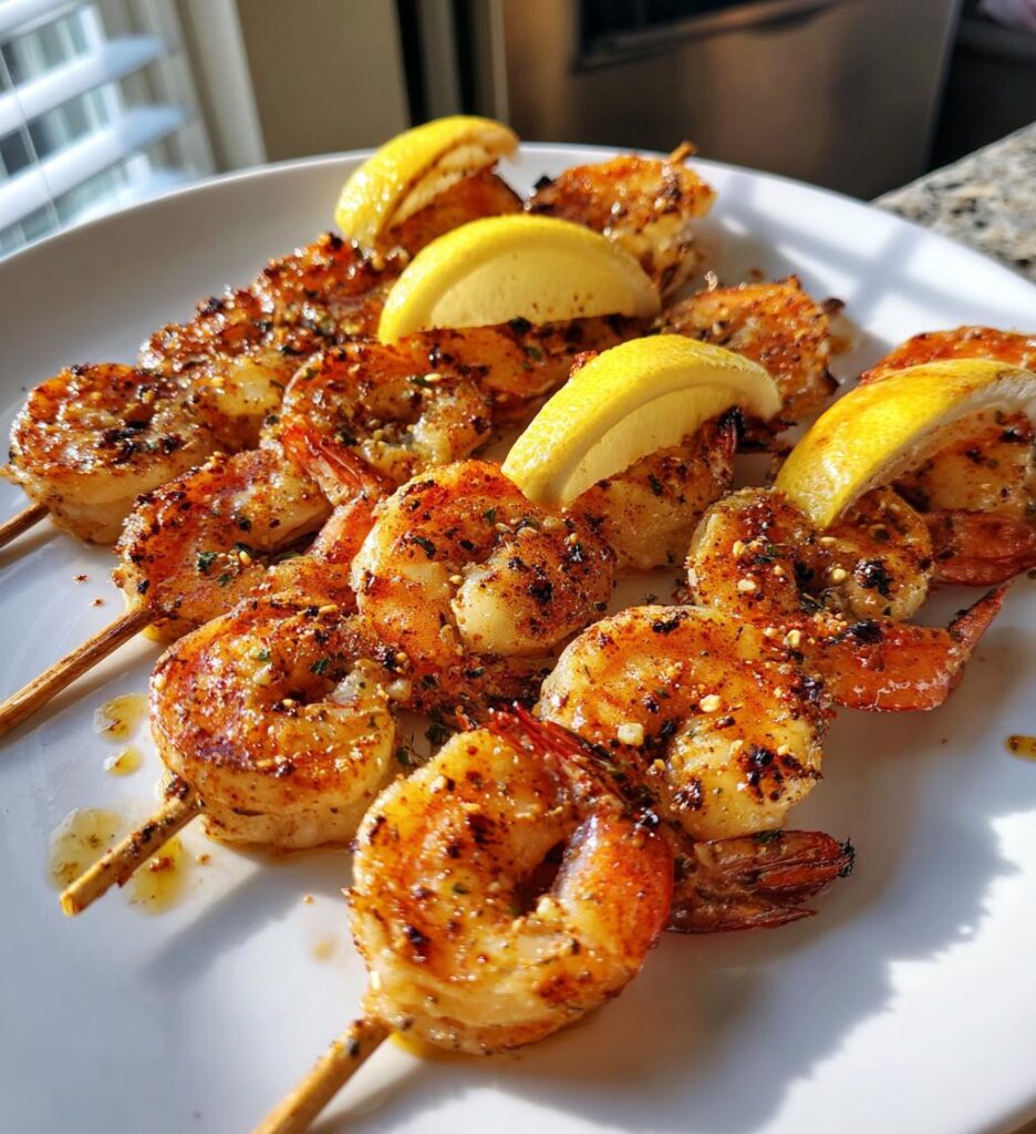 garnelenspieße grillen