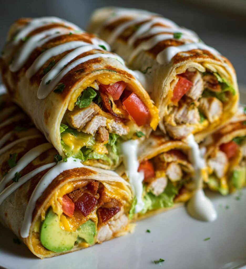 gefüllte wraps fingerfood