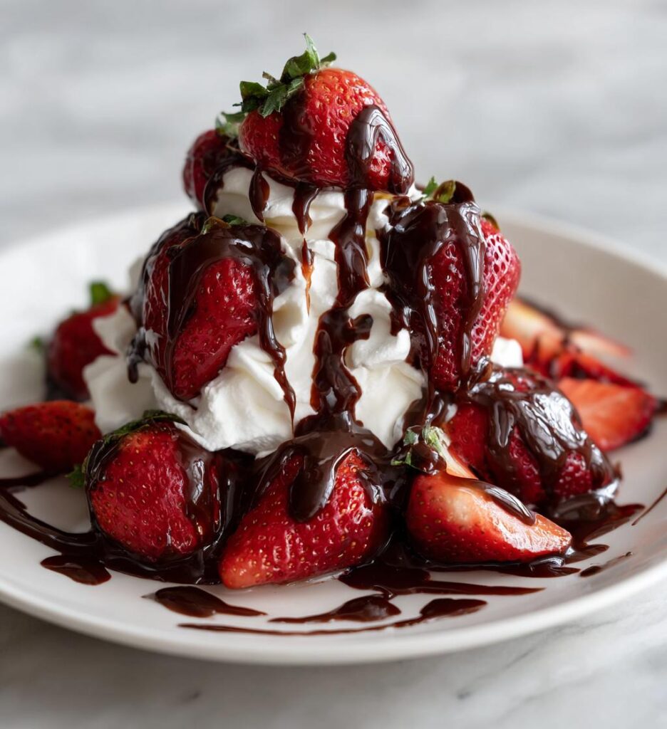 schnelles Dessert Valentinstag